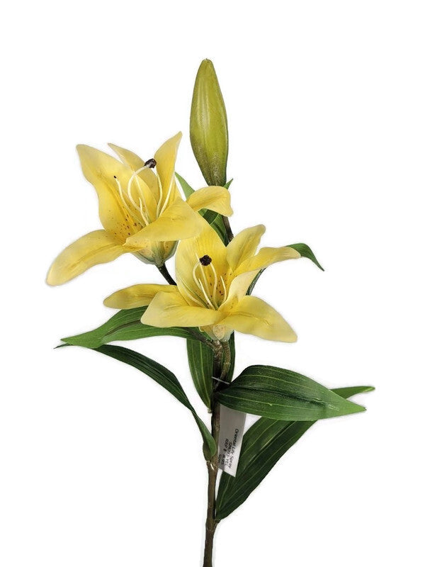 Lily spray yellow 80cm